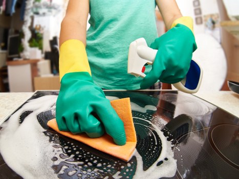 Thorough kitchen and bathroom turnover cleaning for a Roehampton short-let property