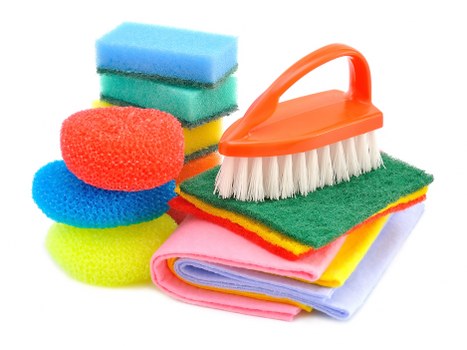 Local cleaning team working in Roehampton apartment access areas
