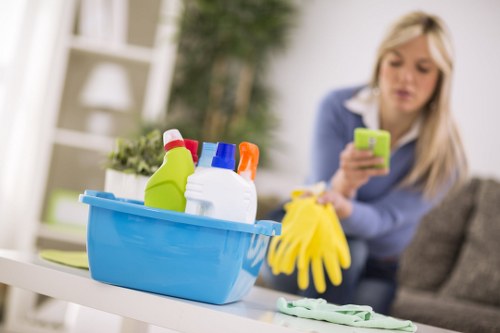 Deep carpet cleaning equipment used in a Roehampton property