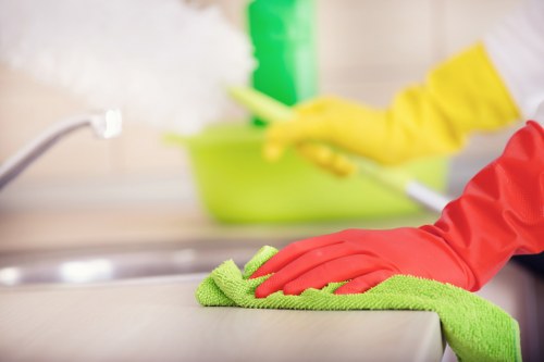 Regular communal area cleaning in a Roehampton residential property